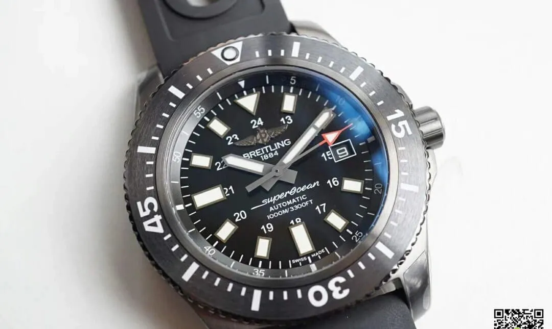Breitling Superocean M1739313 BE92 227S M20SS.1 GF Factory 1:1 Best Edition Replica Watch Black Strap